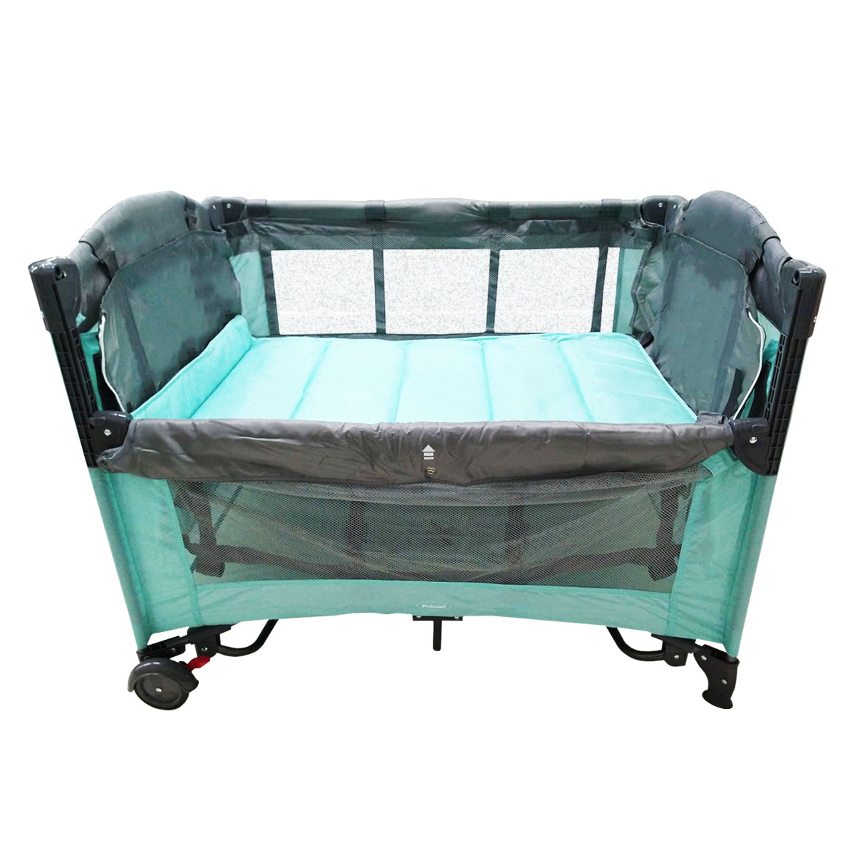 Cuna Corral Prinsel Mecedora Colecho Unisex Azul 
