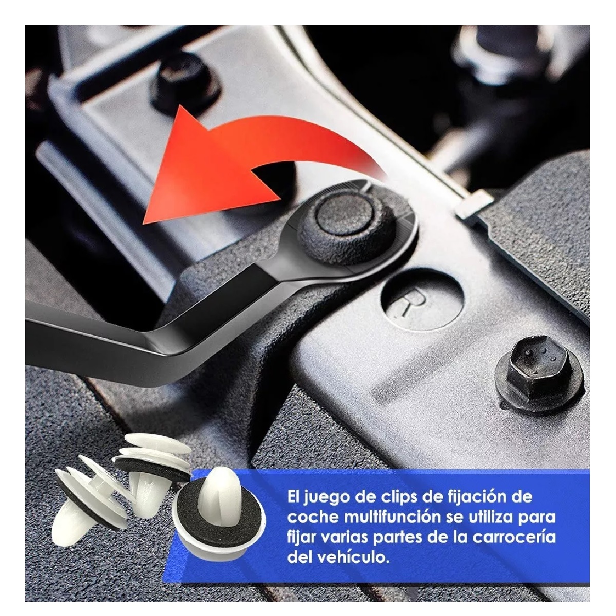 Kit Grapas Automotrices 716pzs Con 18 Modelos Y Quitagrapas