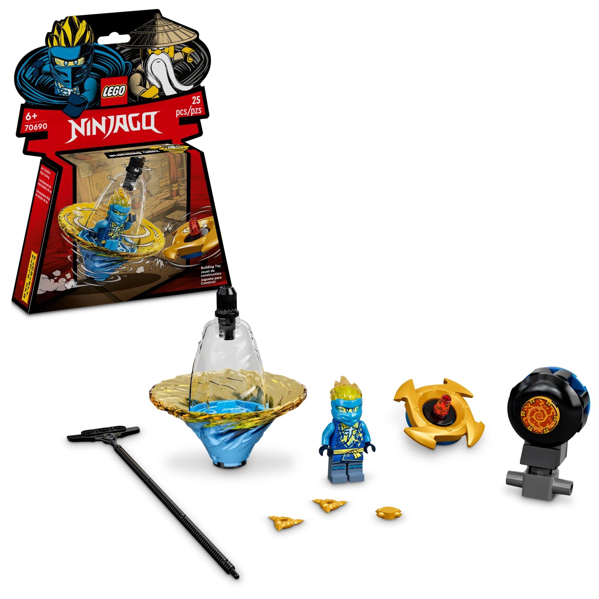 Lego Ninjago Entrenamiento Ninja de Spinjitzu jay 25pzs