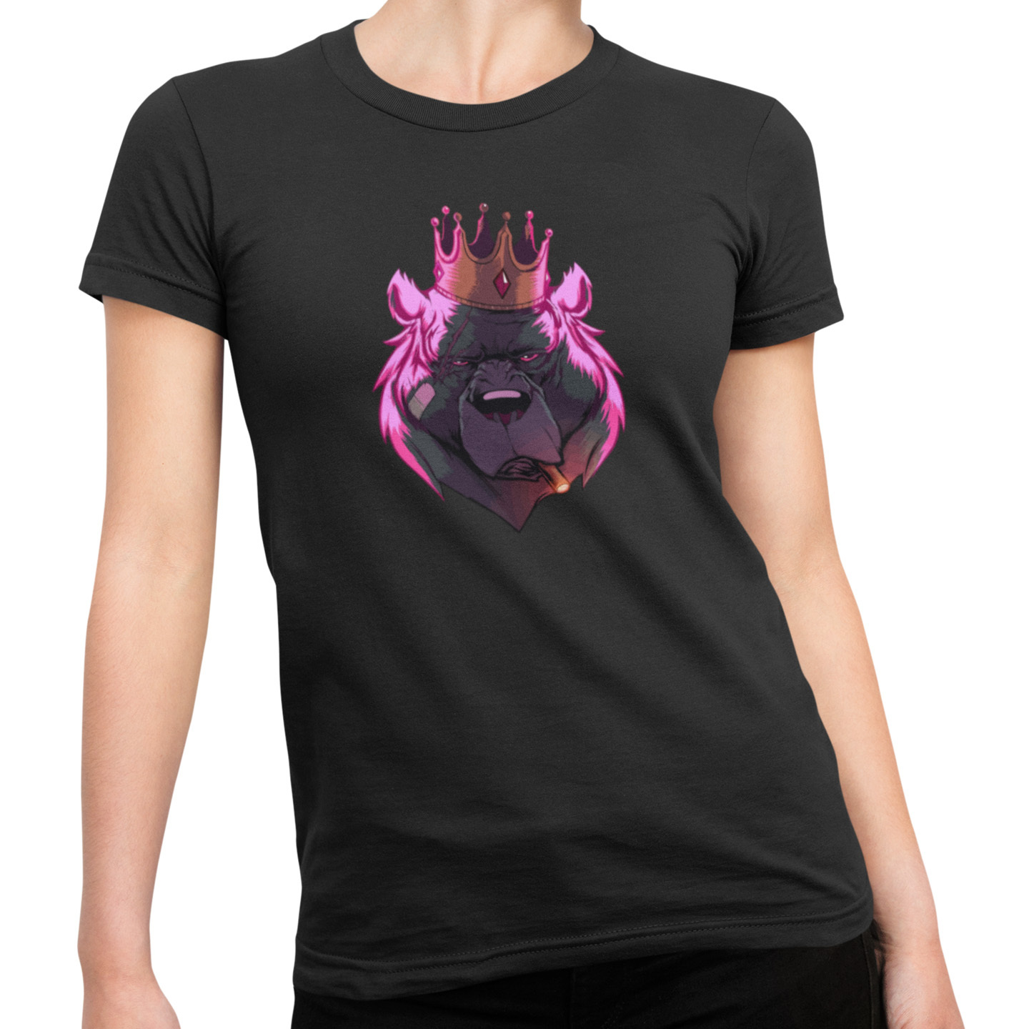 Playera Caballero, Niño y Dama Oso con Corona Cool