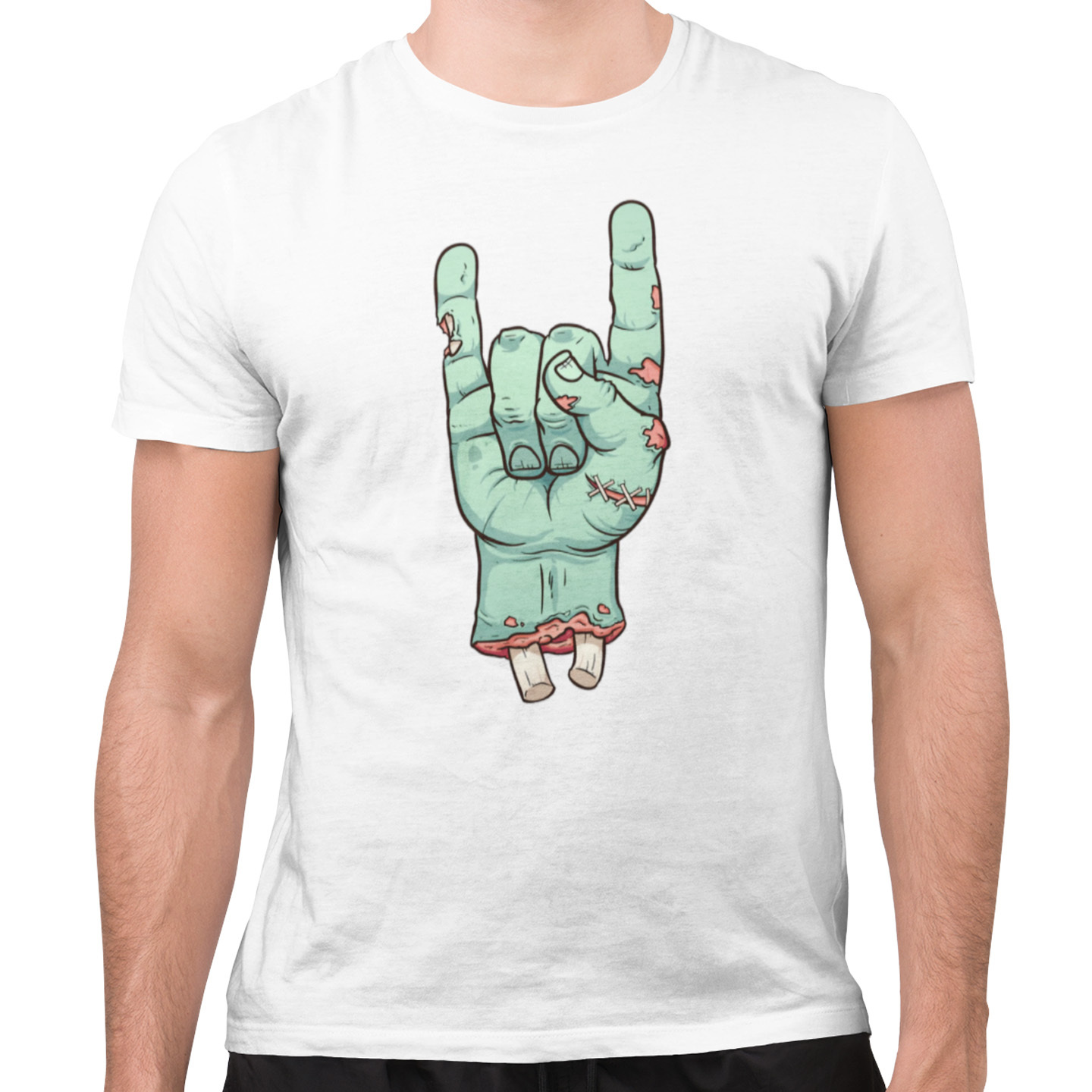 Playera Caballero y Dama Mano Zombie Zombies