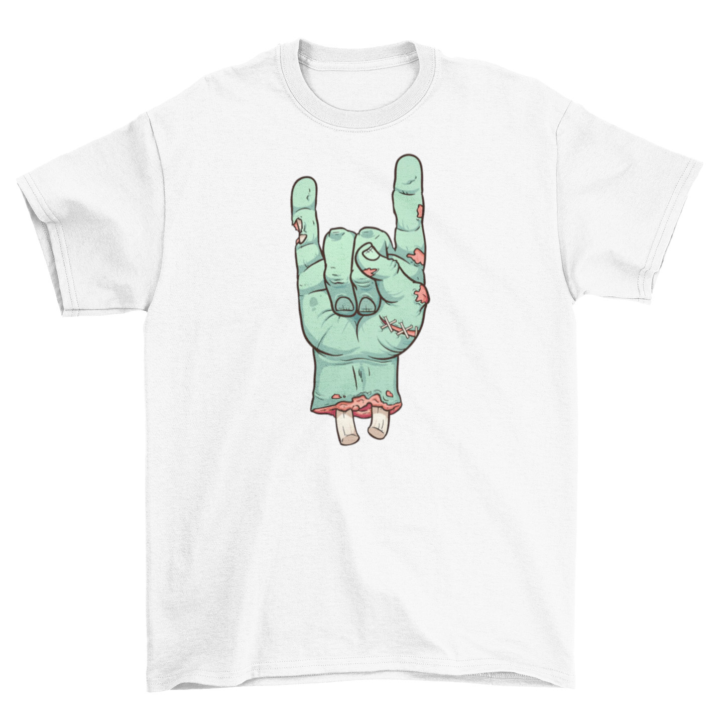 Playera Caballero y Dama Mano Zombie Zombies