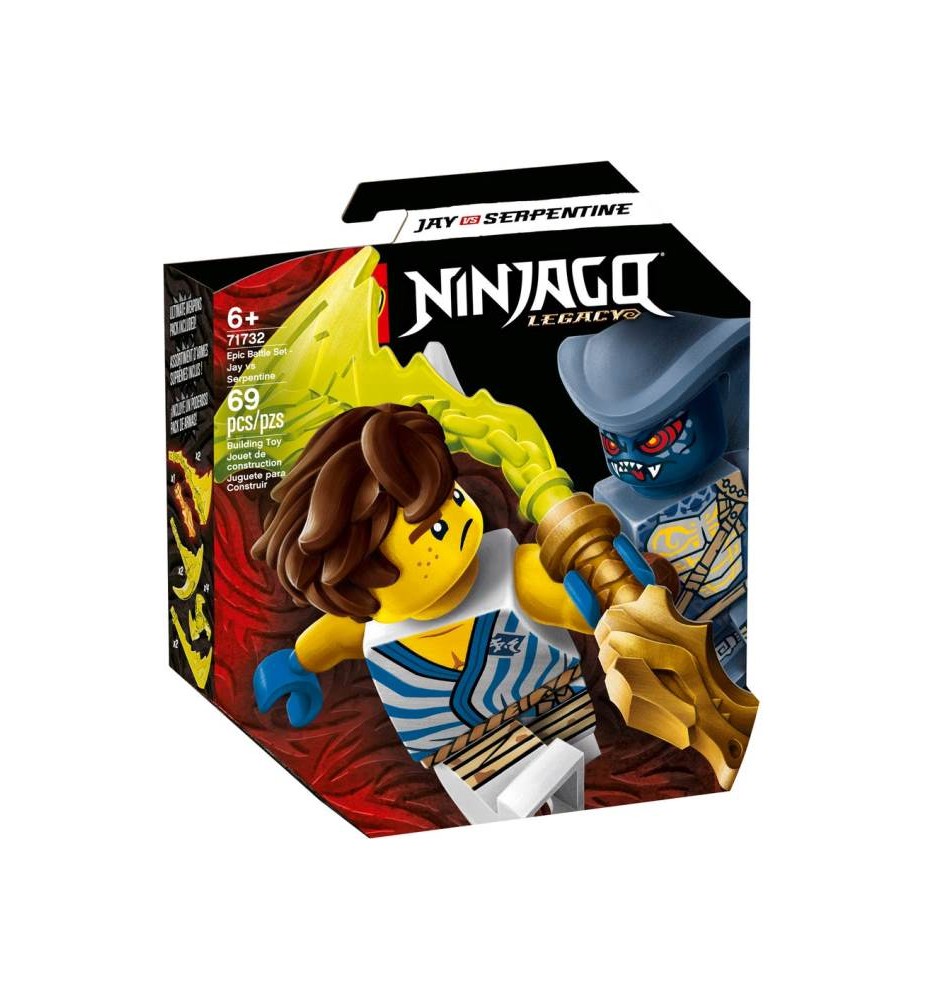 Lego Ninjago Set de Batalla Legendaria: Kai vs Serpentine 69pzs