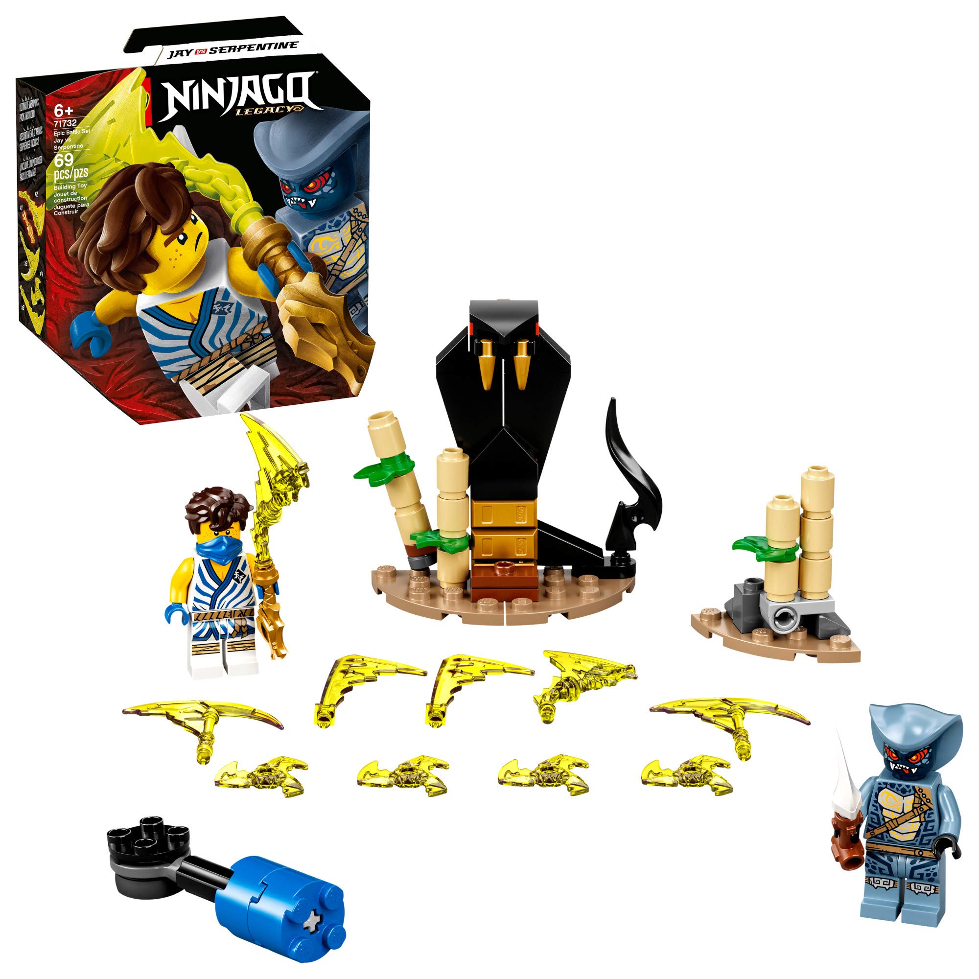 Lego Ninjago Set de Batalla Legendaria: Kai vs Serpentine 69pzs