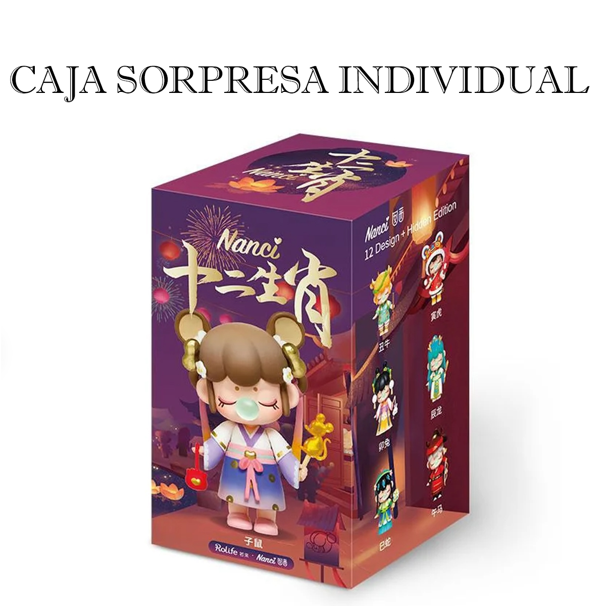 Nanci Animal Del Zodiaco Miniatura Caja Sorpresa Rolife