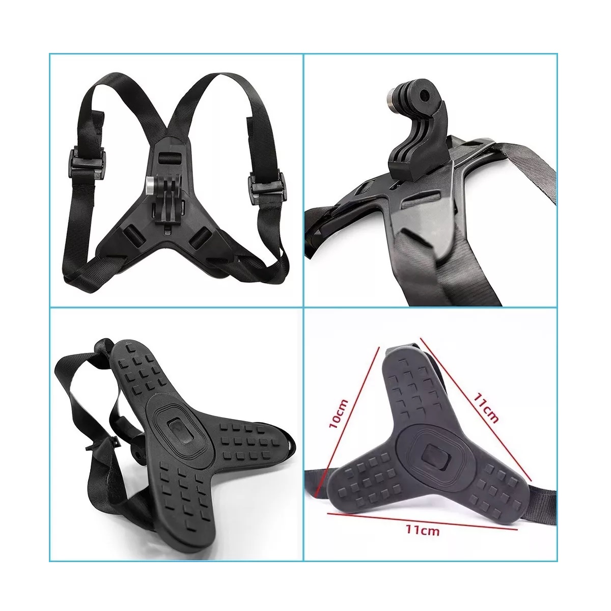 Base Soporte De Casco Para Celular Motocicleta +control Remoto