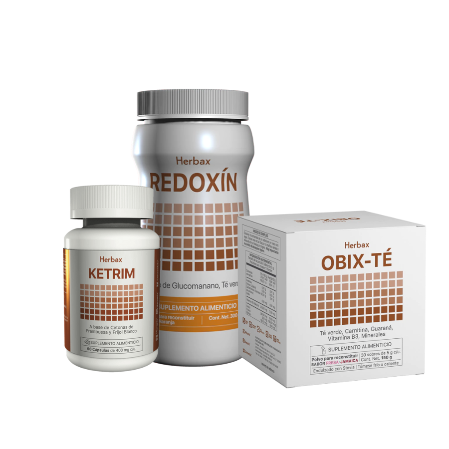 Paquete Bloqueador de carbohidratos con Chitosan y Fenogreco Herbax