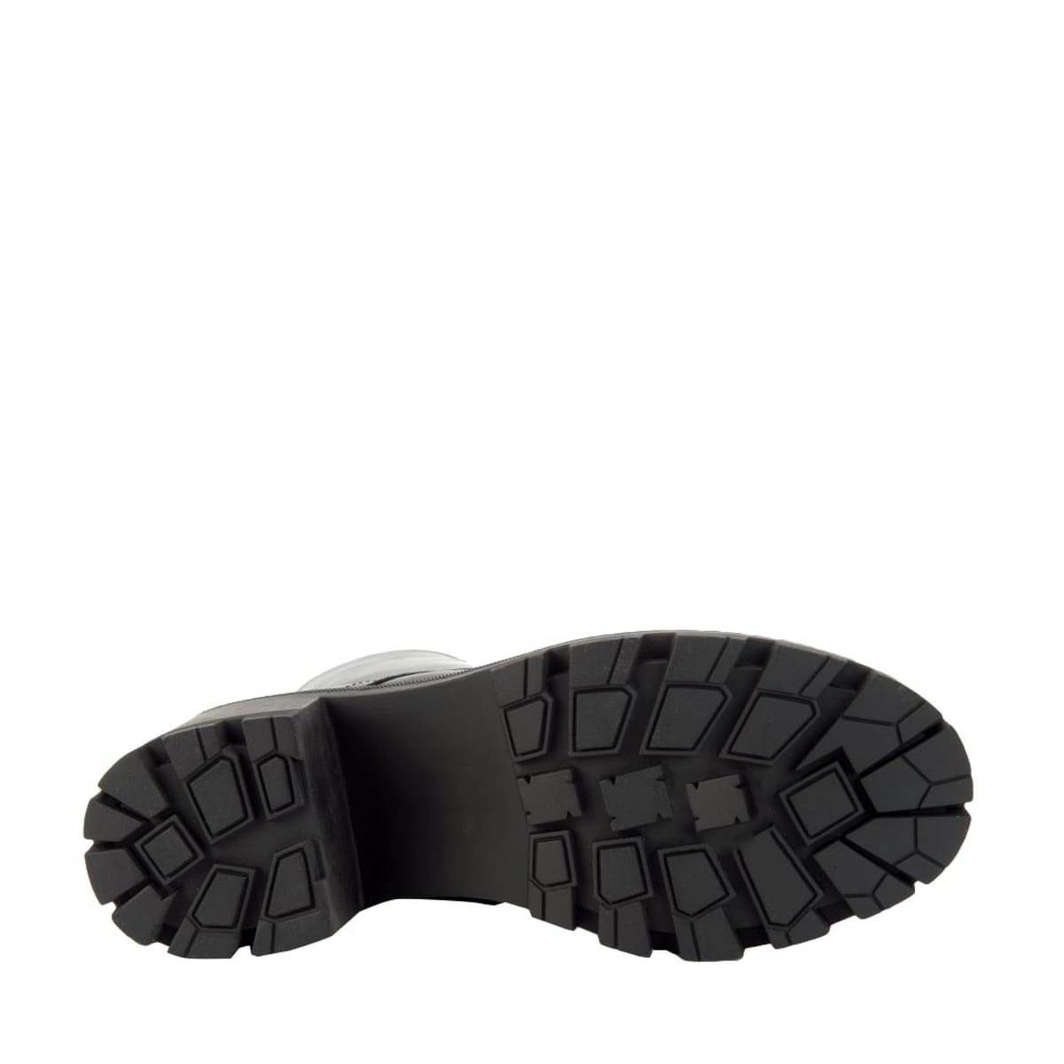Botas militares negras Belinda Peregrin, con cordones con pedrería, mod. 1086443