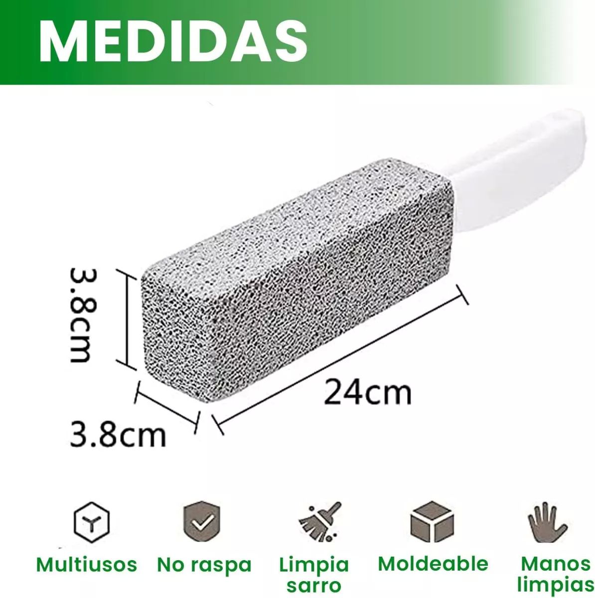 Piedra Pómez De Limpieza Para Inodoro 2 Pack