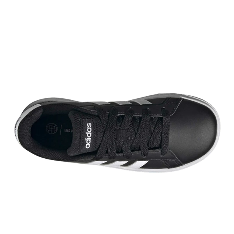 TENIS ADIDAS GRAND COURT 2.0 K COLOR NEGRO PARA NIÑOS