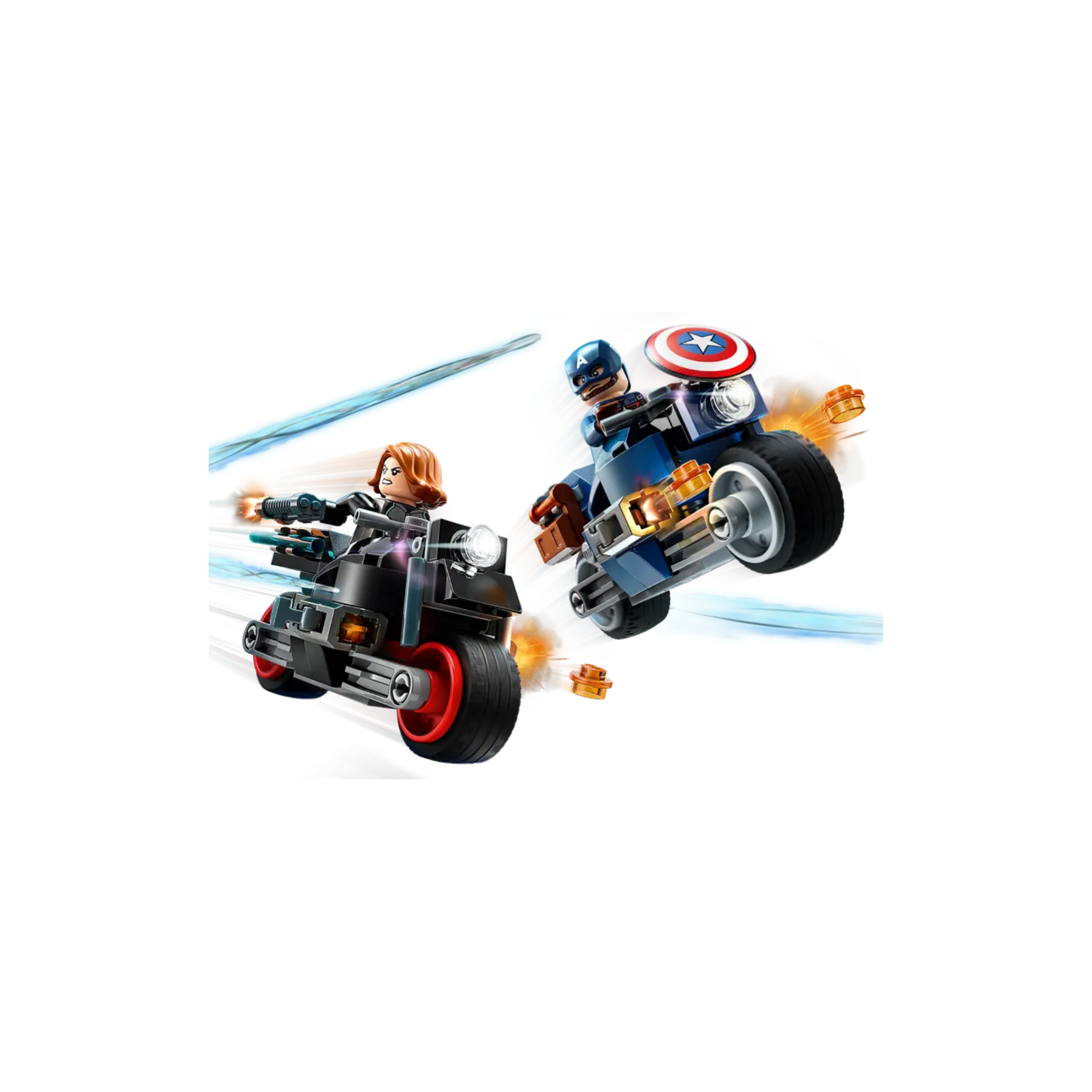 Lego 76260 Motos de Viuda Negra y el Capitán América