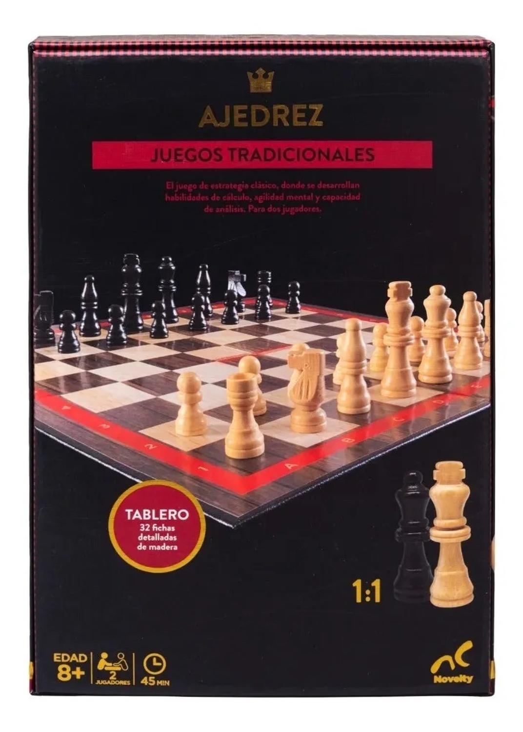 Ajedrez Clásico de Lujo Novelty 
