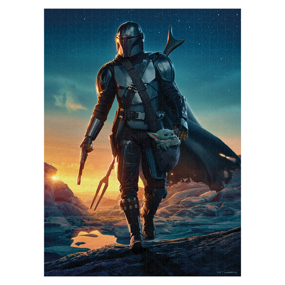 Rompecabezas The Mandalorian 1000 piezas Coleccionable 