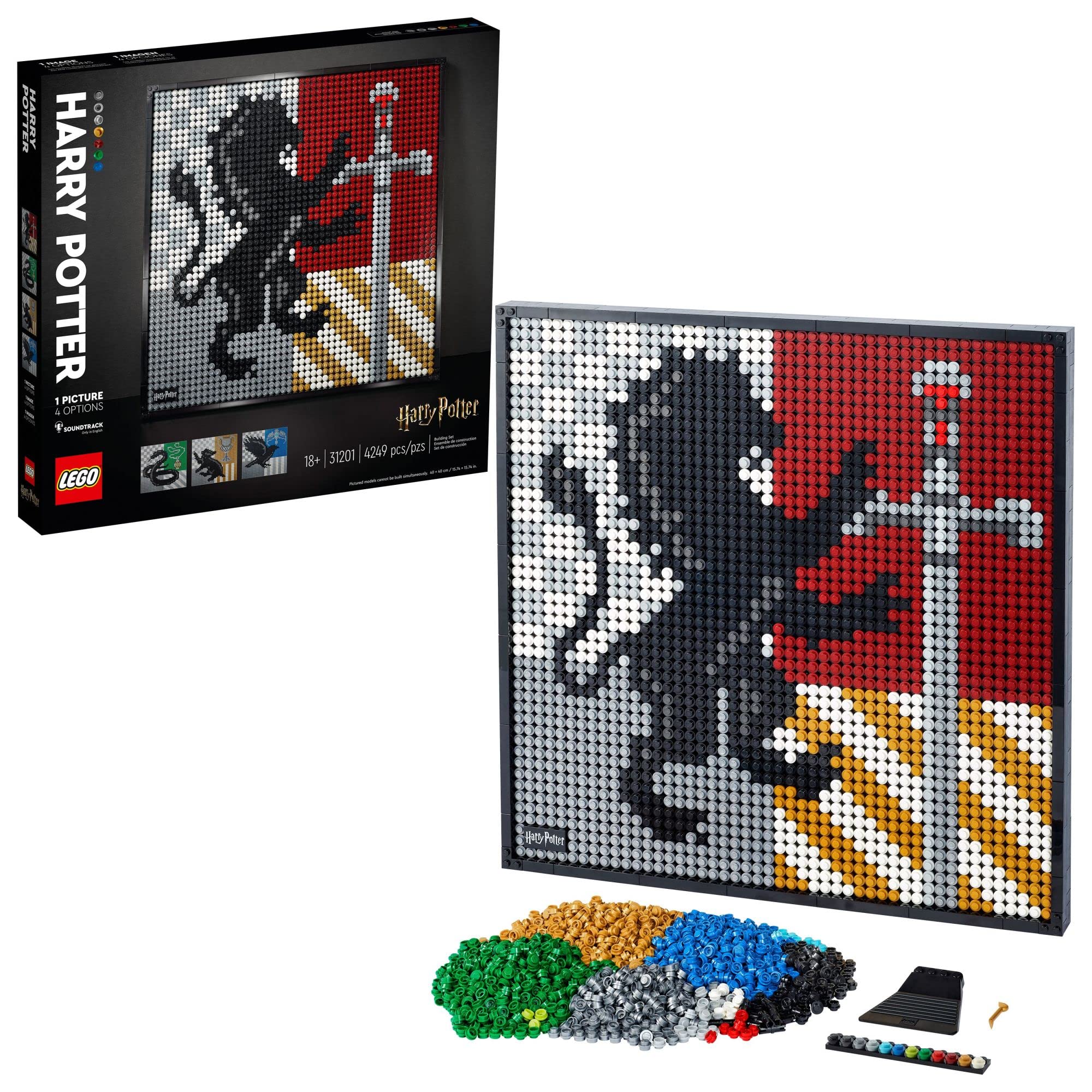 Lego Art Harry Potter 1 imagen 4 opciones 4249pzs