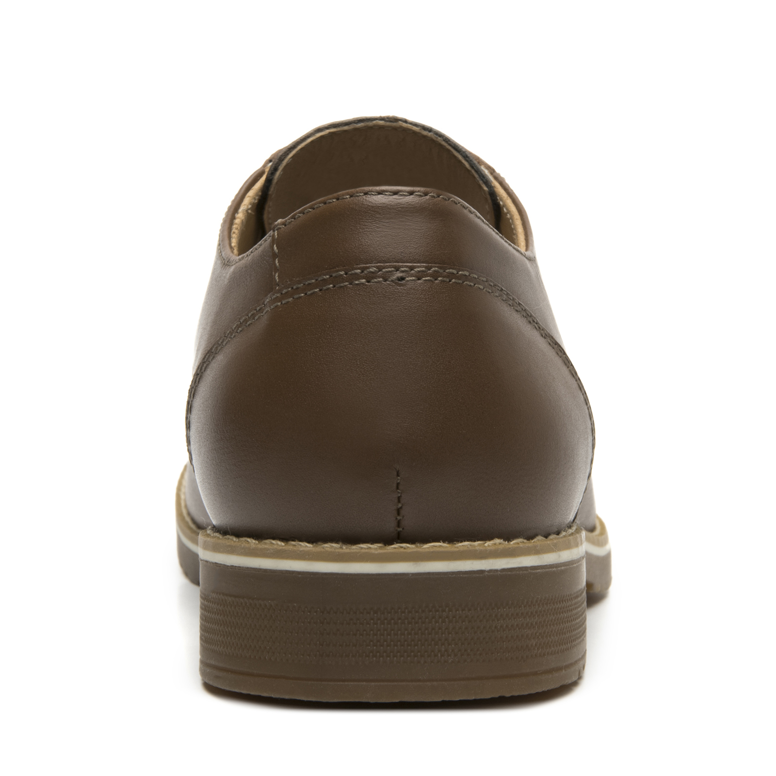 Zapatos Derby Escolar Para Niños Flexi Piel Lisa 50914 Tan