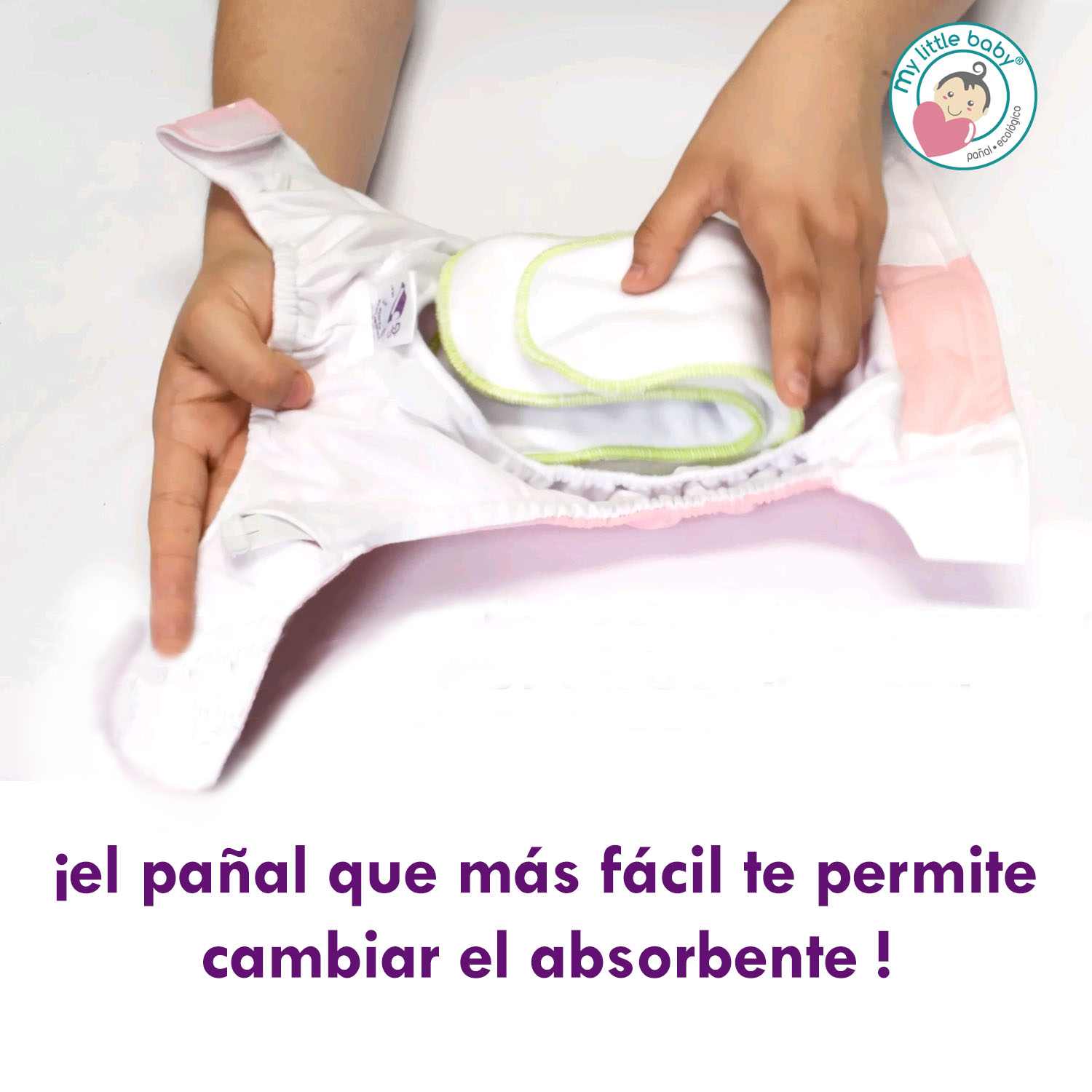 Pack 5 pañales ecológico 5G niño+ 1 Detergente +1 Rollo de bambú +1 wetpad