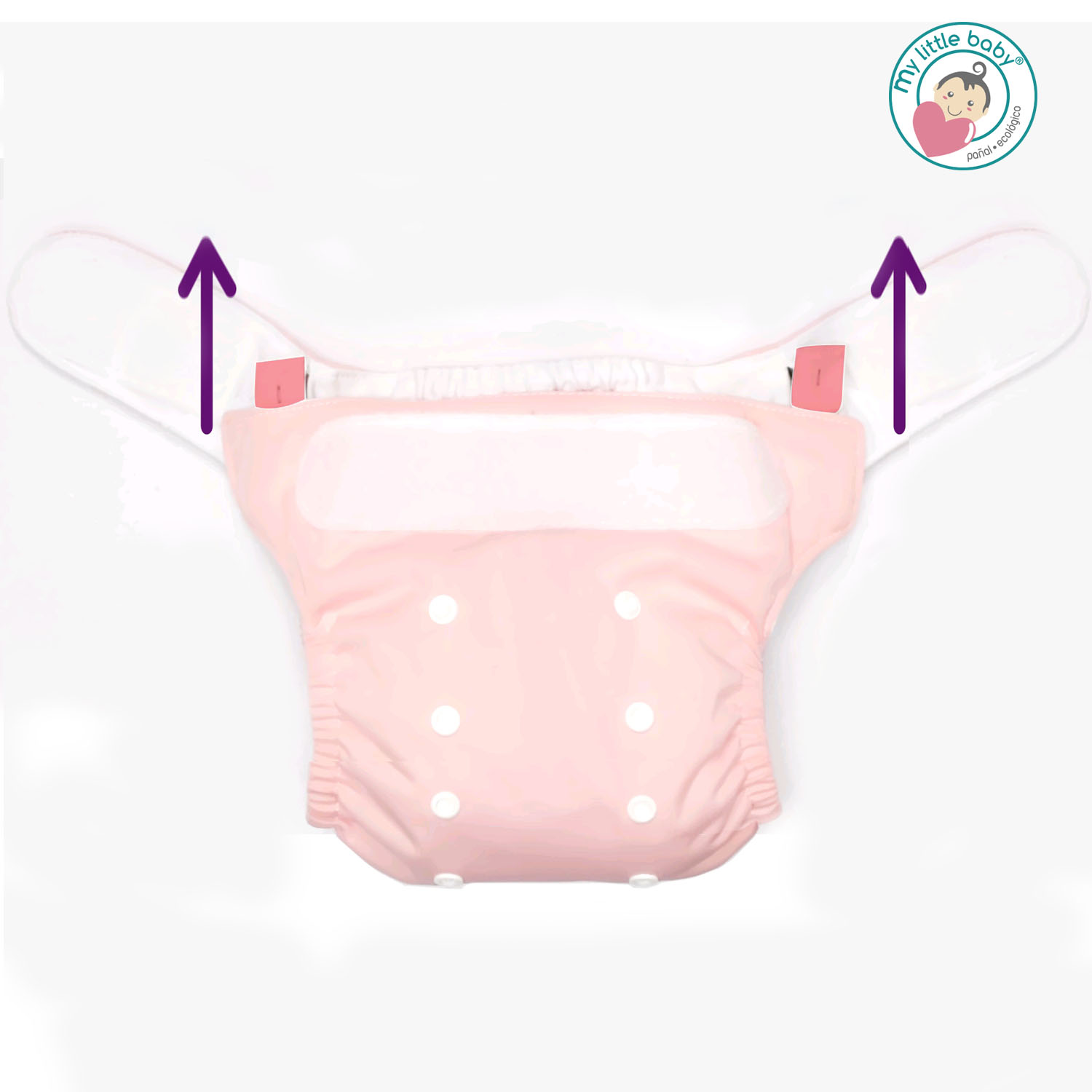 Pack 5 pañales ecológico 5G niño+ 1 Detergente +1 Rollo de bambú +1 wetpad