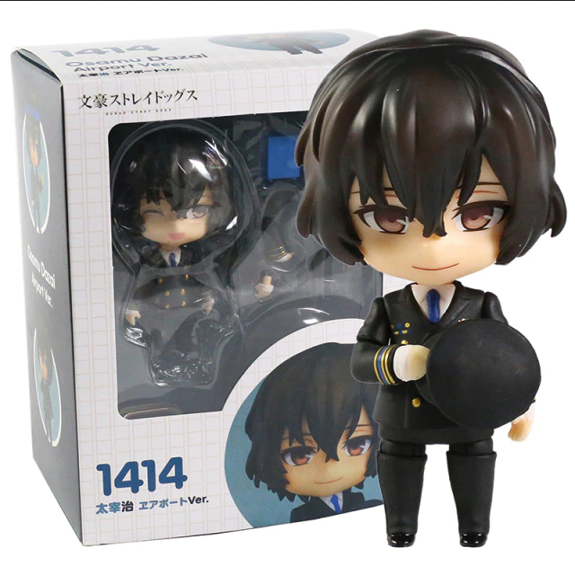 Osamu Dazai Airport 1414 Bungo Stray Dogs Nendoroid Figura