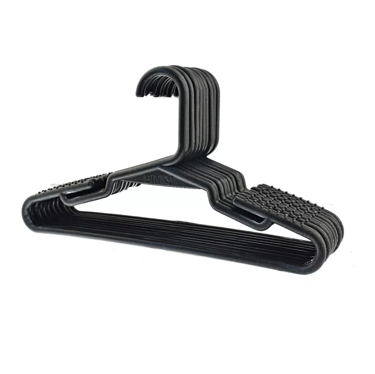 Ganchos Infantil para Ropa 100 pz Negro