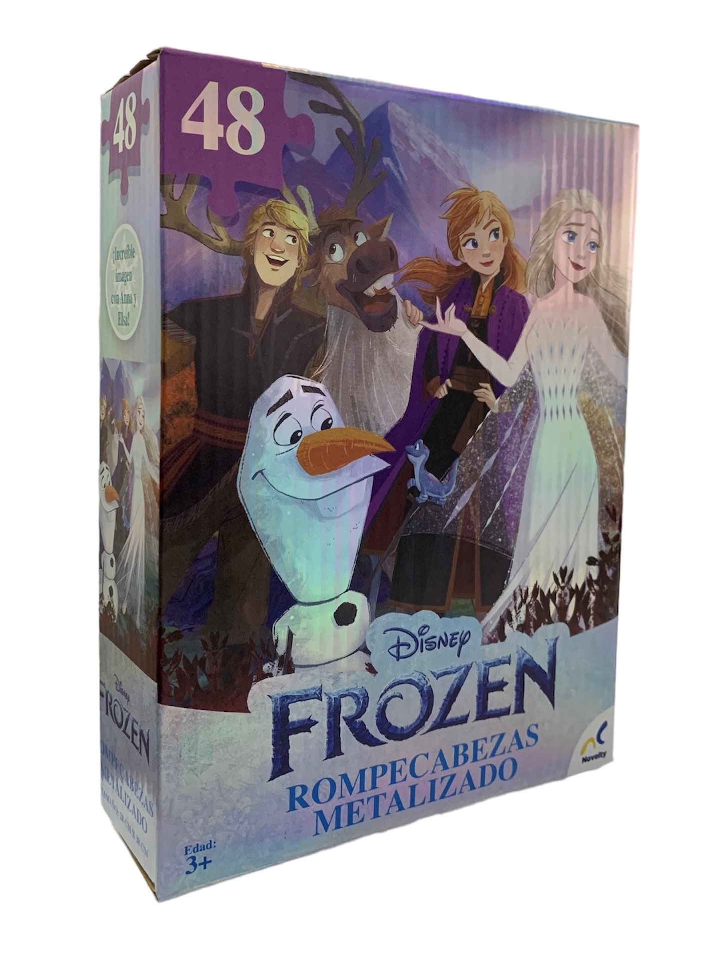 Rompecabezas Frozen 48 Piezas Metalizado 