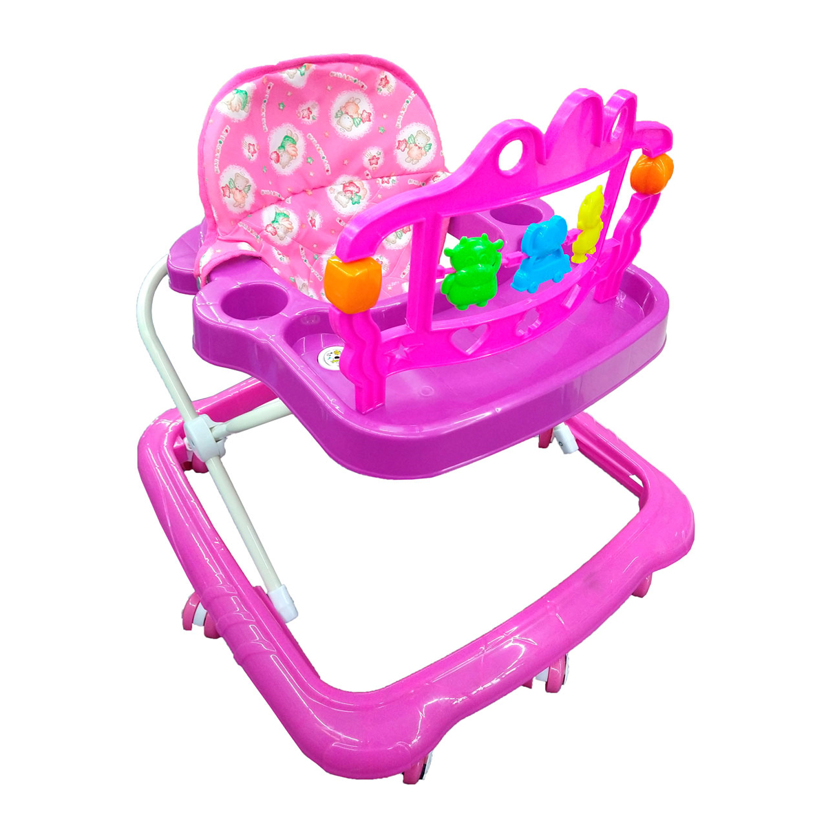 Andadera para Bebe Corona Babytek 826 Rosa Morado