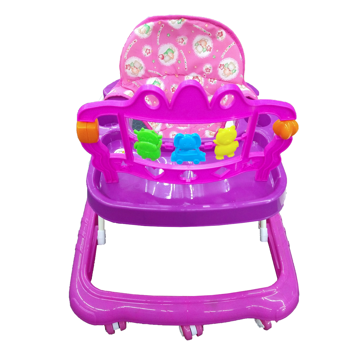 Andadera para Bebe Corona Babytek 826 Rosa Morado