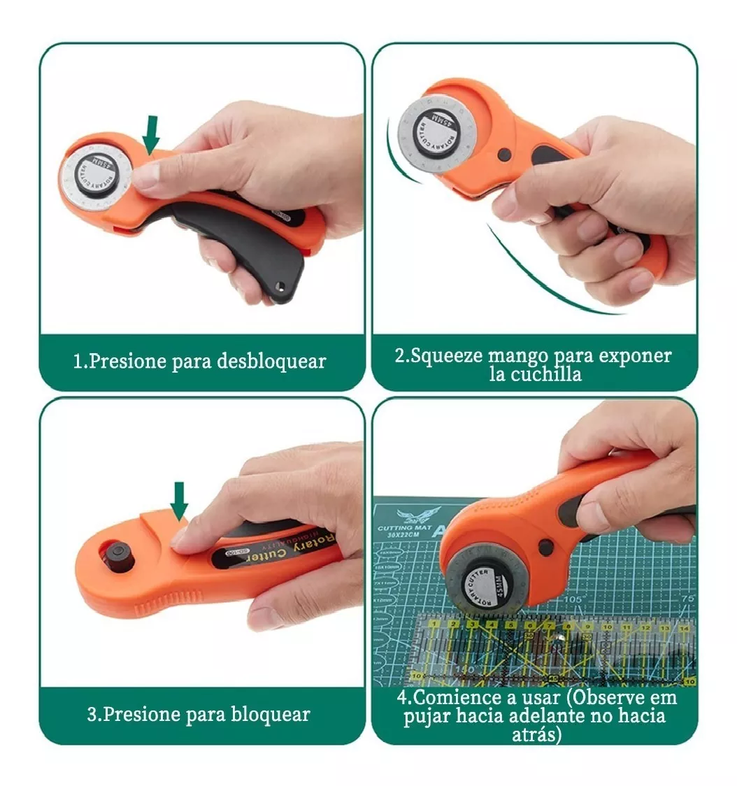 Cuchilla Manual Para Corta Telas