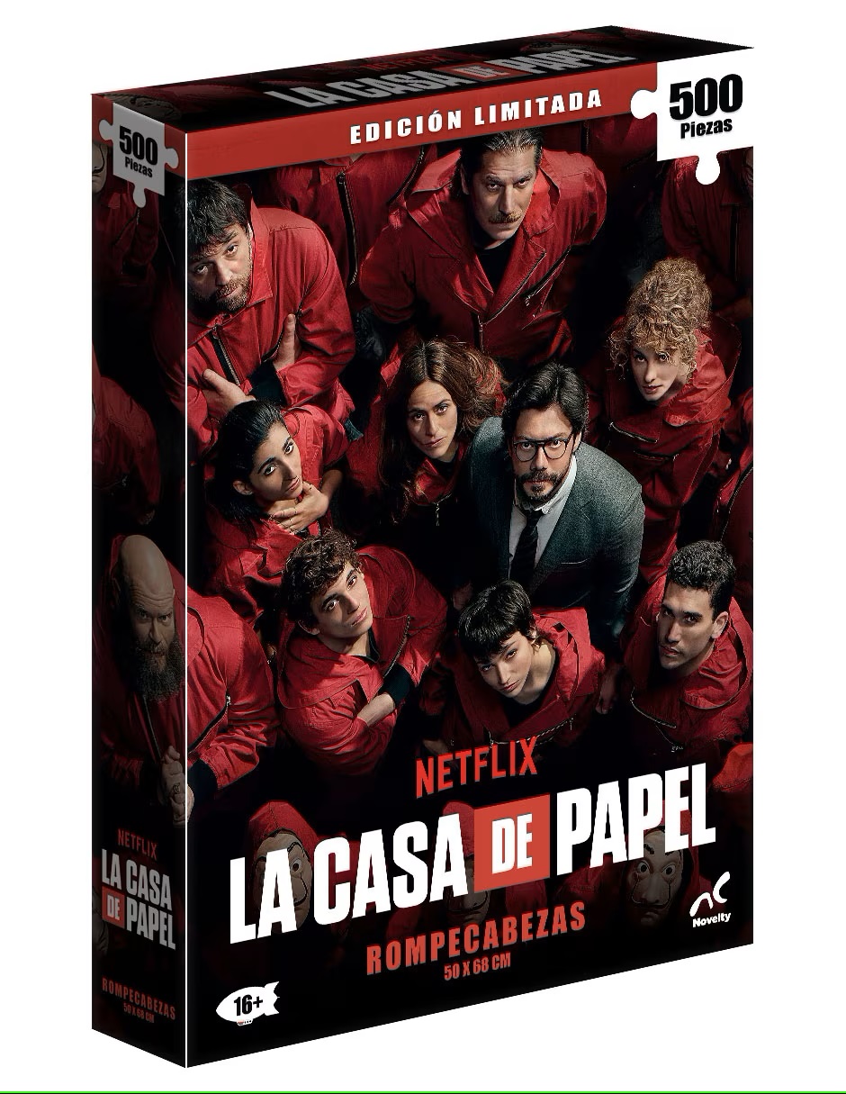 Rompecabezas La Casa de Papel 500 Piezas Coleccionable
