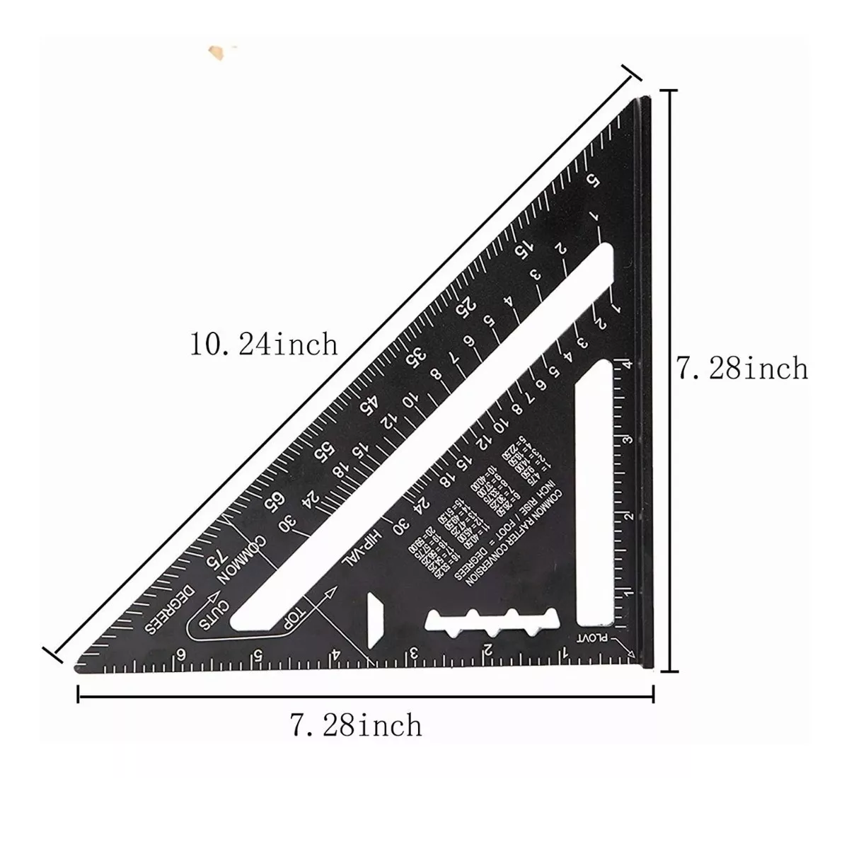 Escuadra Rapida Universal Aluminio 7 17cm Para Carpintero