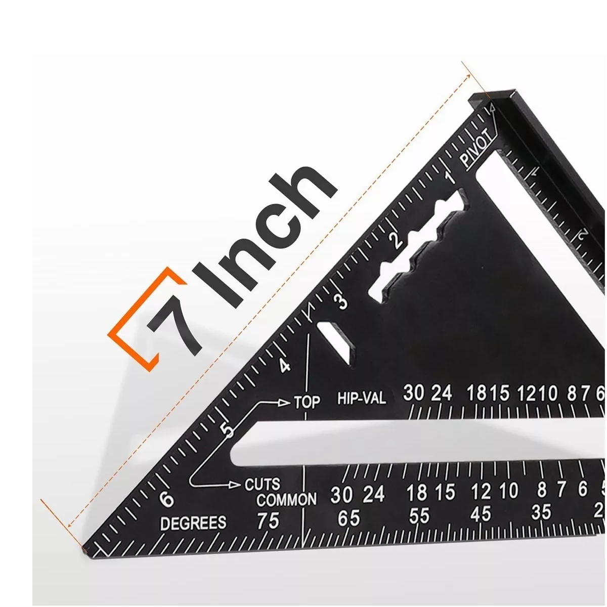 Escuadra Rapida Universal Aluminio 7 17cm Para Carpintero