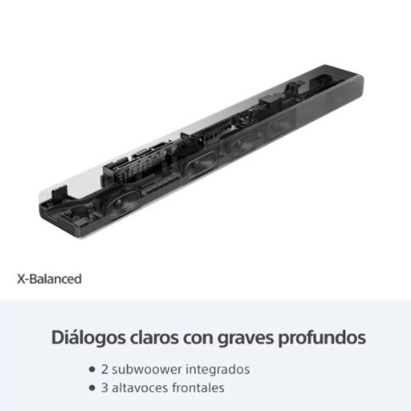 Barra de Sonido Sony 677600 de 3.1 canales + Subwoofer inalámbrico