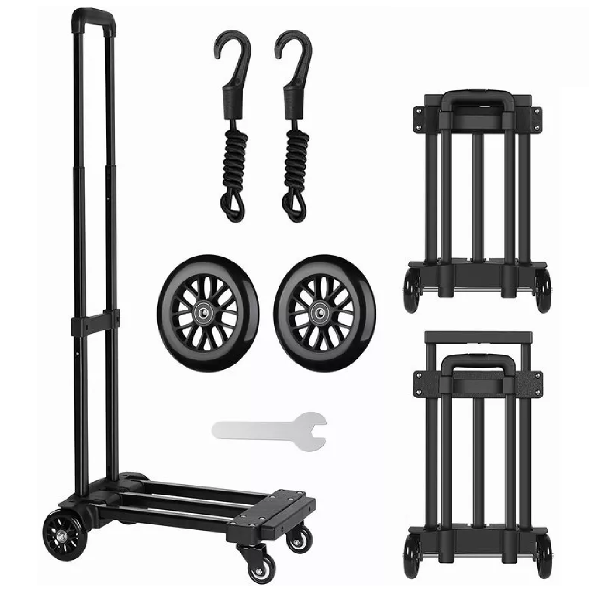 Diablo De Carga Plegable Con Extensible Capacidad 100 Kg