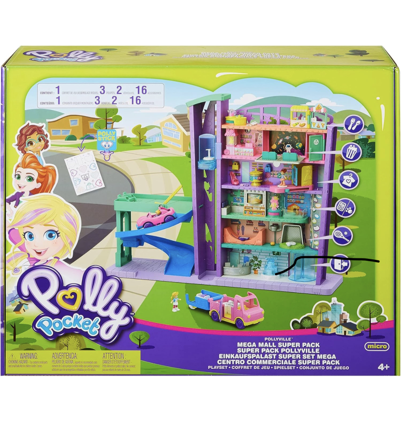 Mega Centro Comercial Polly Pocket 