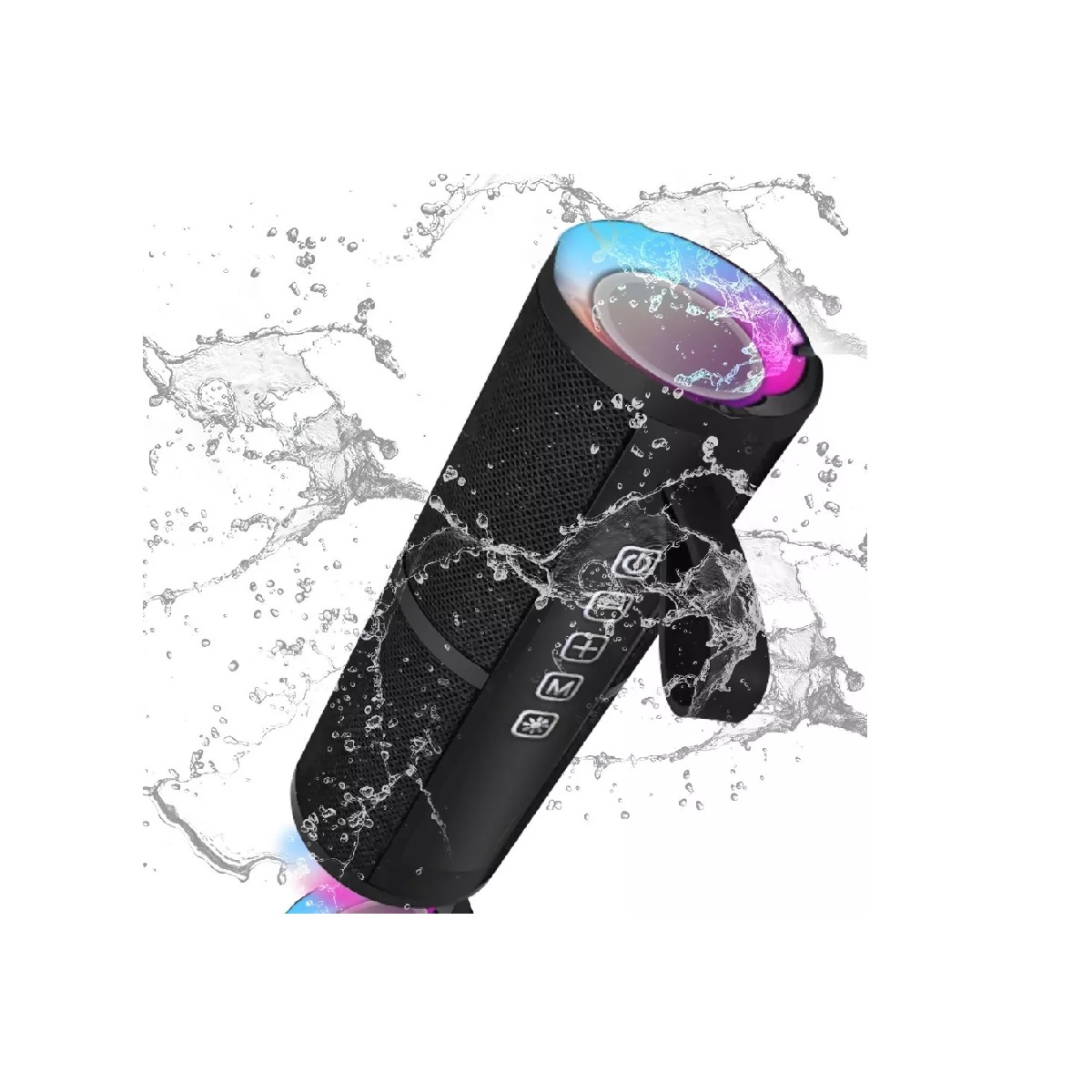 Altavoz Bluetooth Portátil Bocina Impermeable Con Luces Rgb