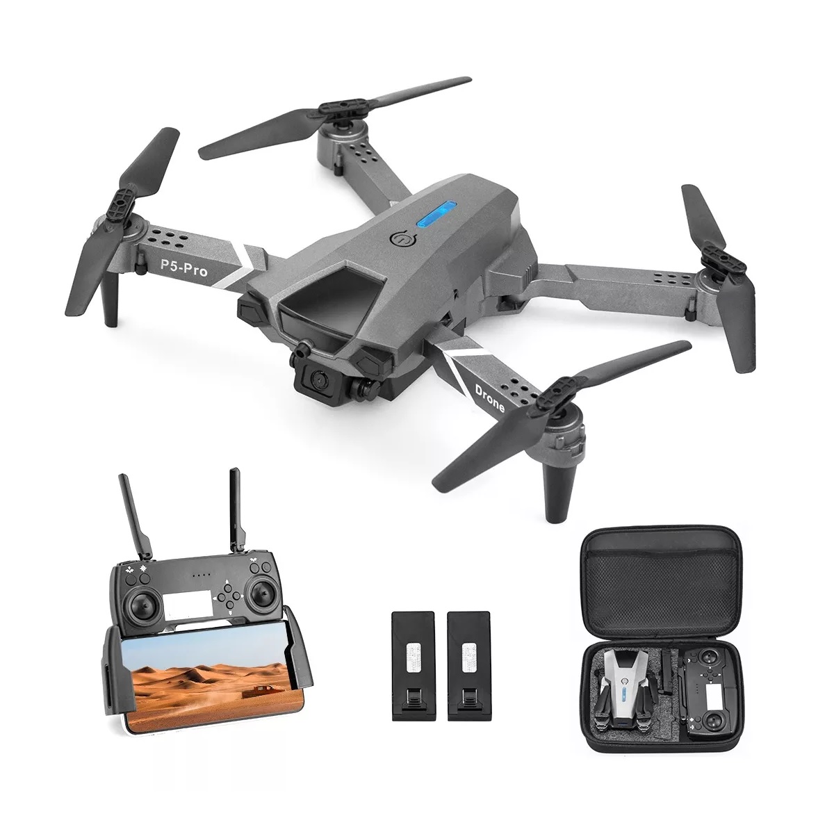 Mini Drone Plegable Con Cámara Evasión Automática Obstáculos