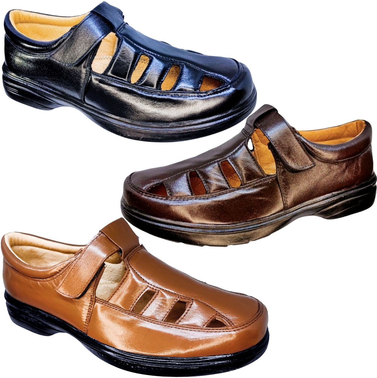 Huarache Hombre 100% Piel Borrego Forro Acojinado Suave y Ligero varios.