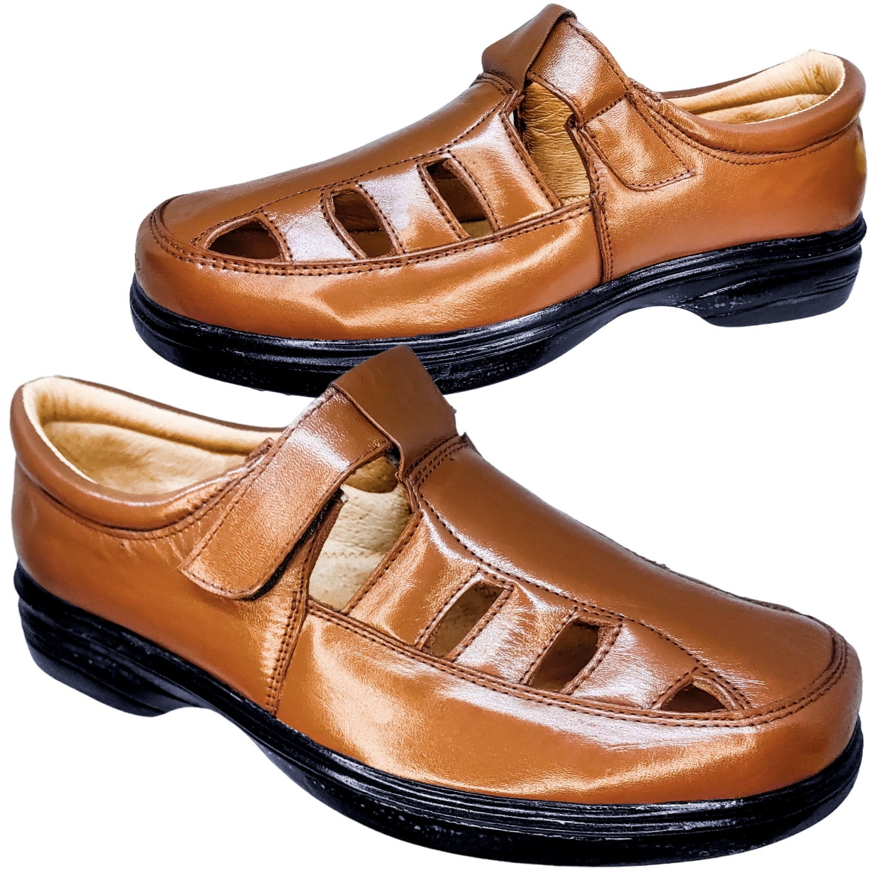 Huarache Hombre 100% Piel Borrego Forro Acojinado Suave y Ligero varios.