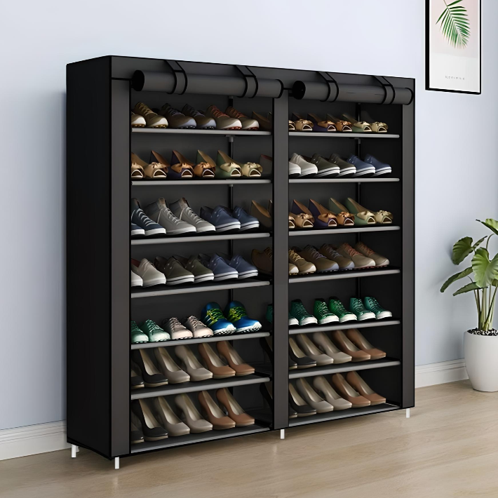 Zapatera Organizador Zapatos 54 pares 9 niveles Marco De Metal