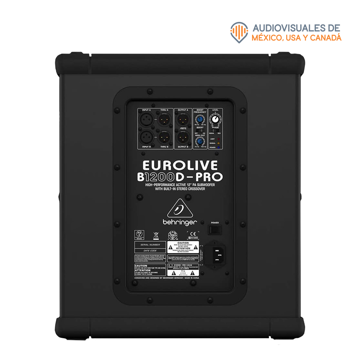 Subwoofer Amplificado Behringer b1200d-pro