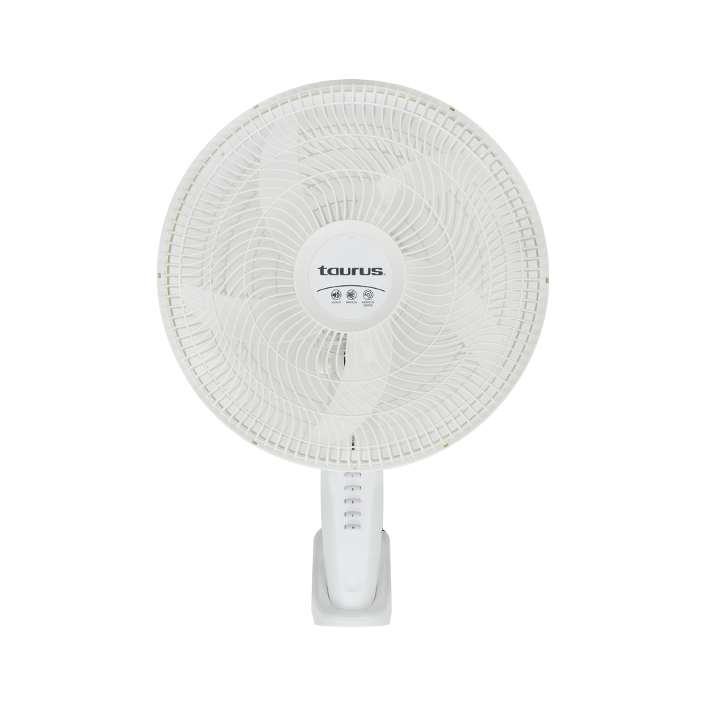 Ventilador de pared Taurus Bolt 16 Pulgadas 3 aspas Funcionamiento fijo y 150 gRADOS oscilatorio Reduce el nivel de ruido
