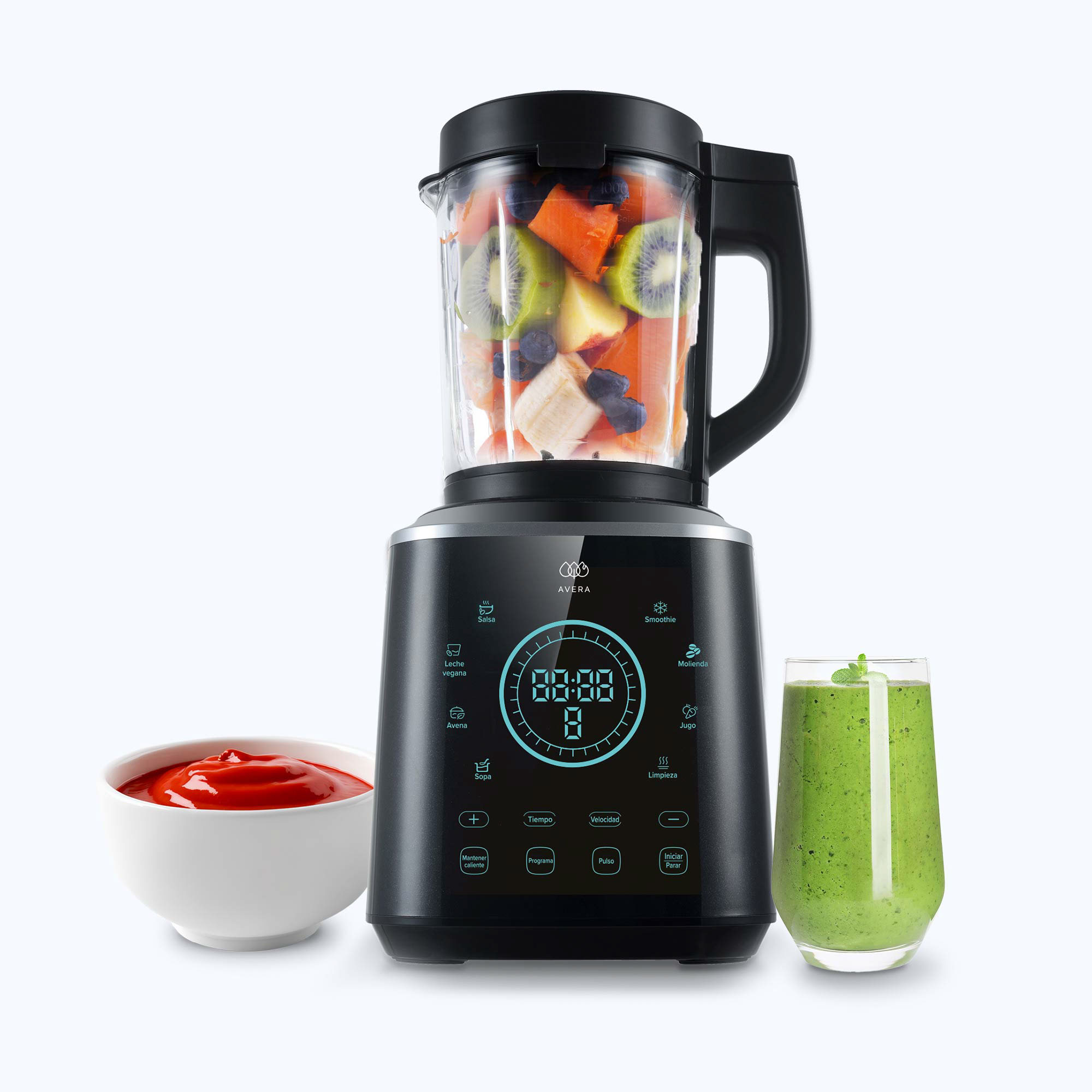Licuadora De Cocción 1200 W Panel Touch 1.75 Litros Avera LIC01P