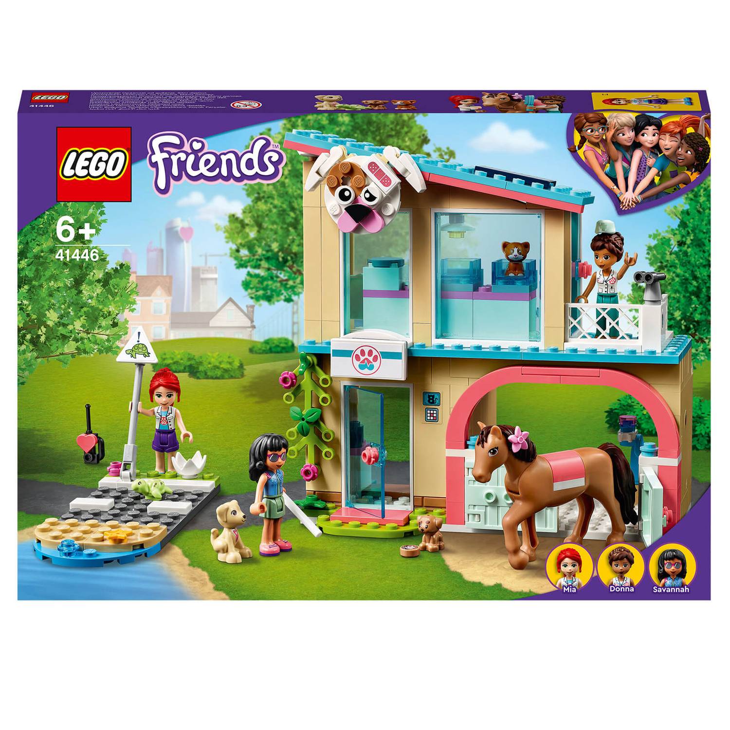 Lego Friends Clínica Veterinaria de Heartlake City 258pzs