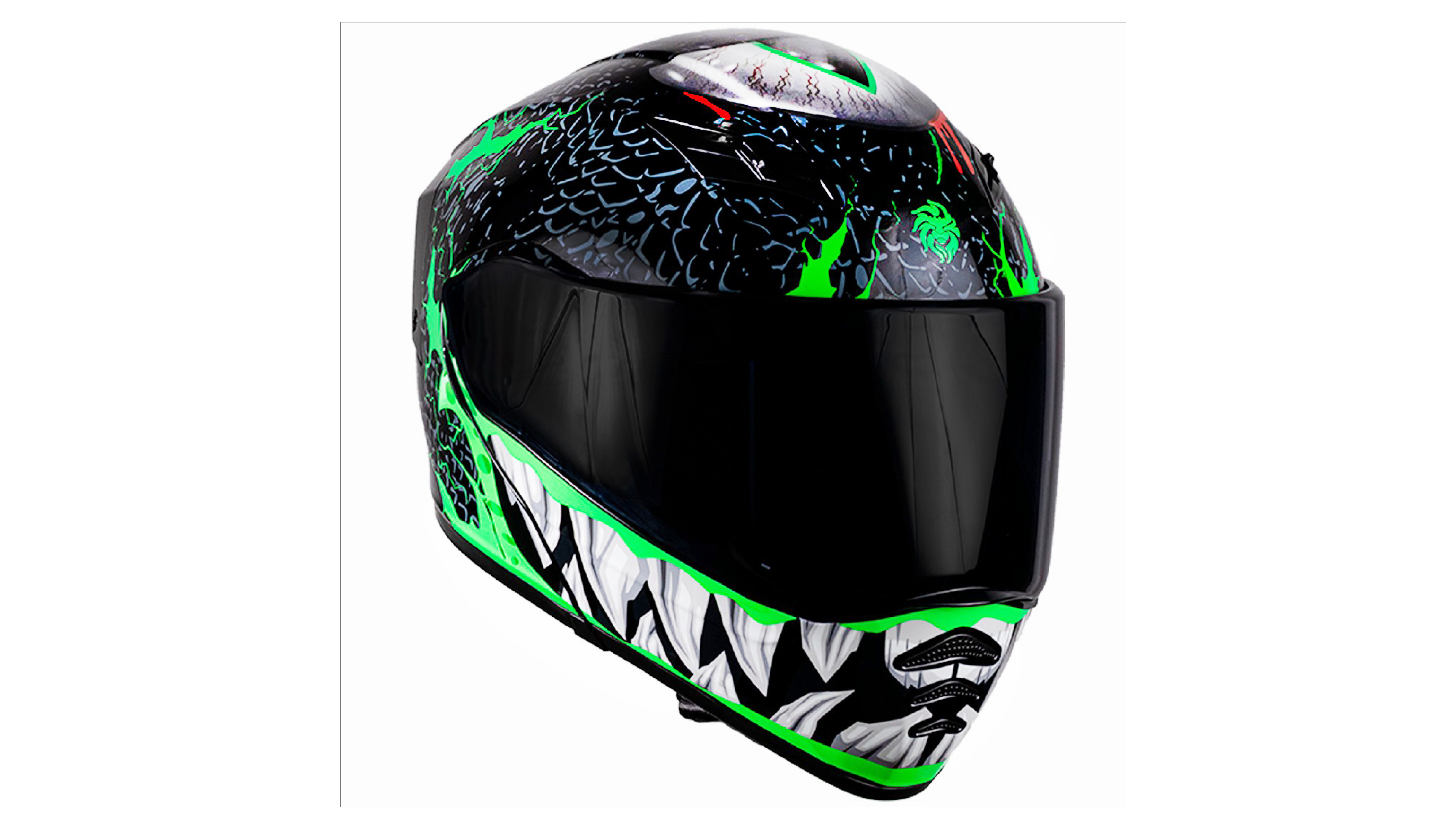 Casco kov Troll Estelar ABATIBLE Negro para Moto Brilla EN LA OBSCURIDAD Certificado Dot
