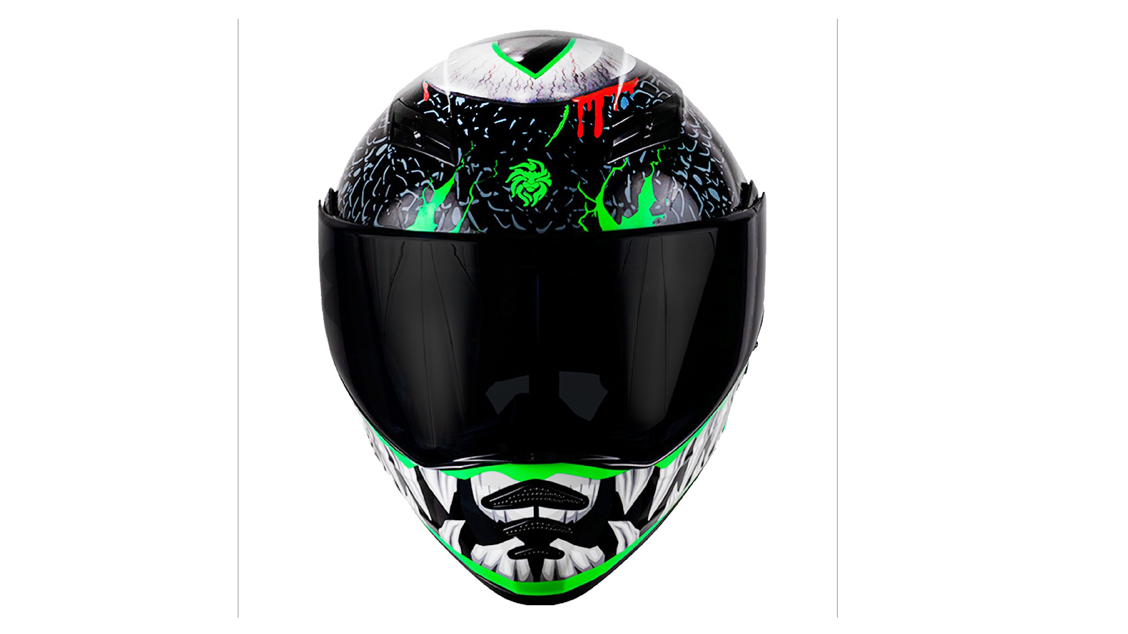 Casco kov Troll Estelar ABATIBLE Negro para Moto Brilla EN LA OBSCURIDAD Certificado Dot