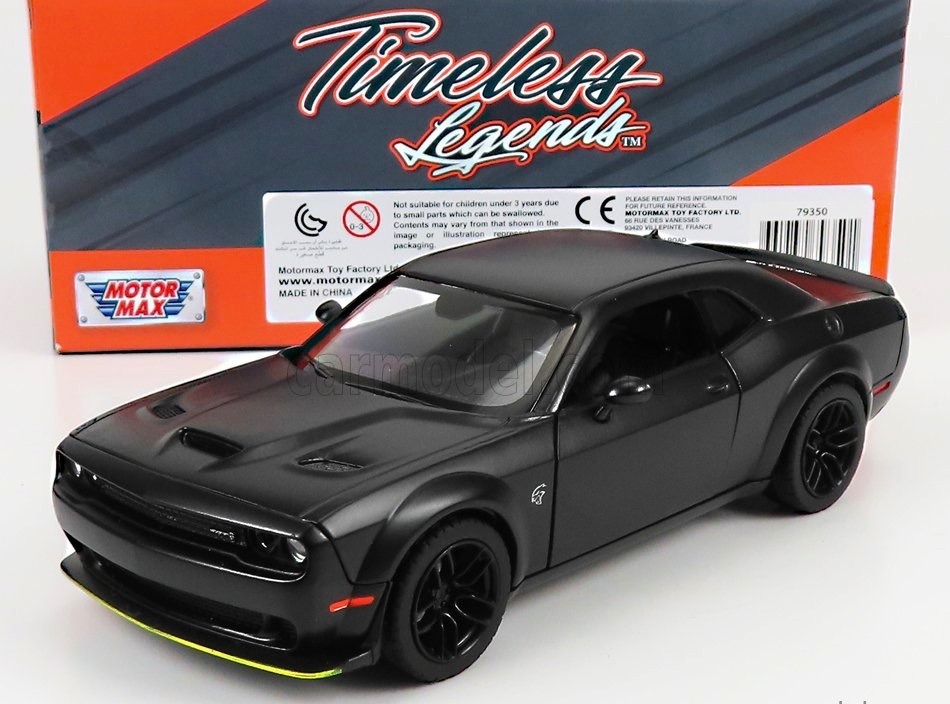 2018 Dodge Challenger Hellcat Srt Hellcat Motor Max 1:24