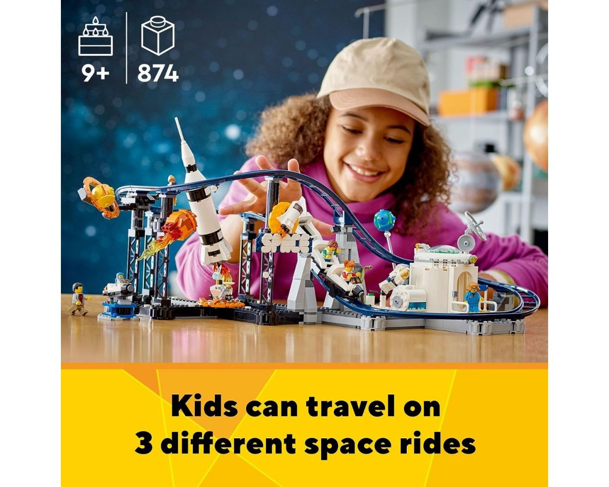  Lego Creator Montaña Rusa Espacial 31142