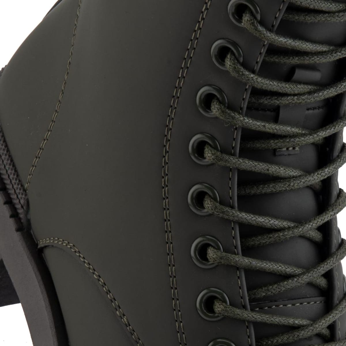 Botas militares Goodyear de nobuck color verde olivo, mod. 1087424