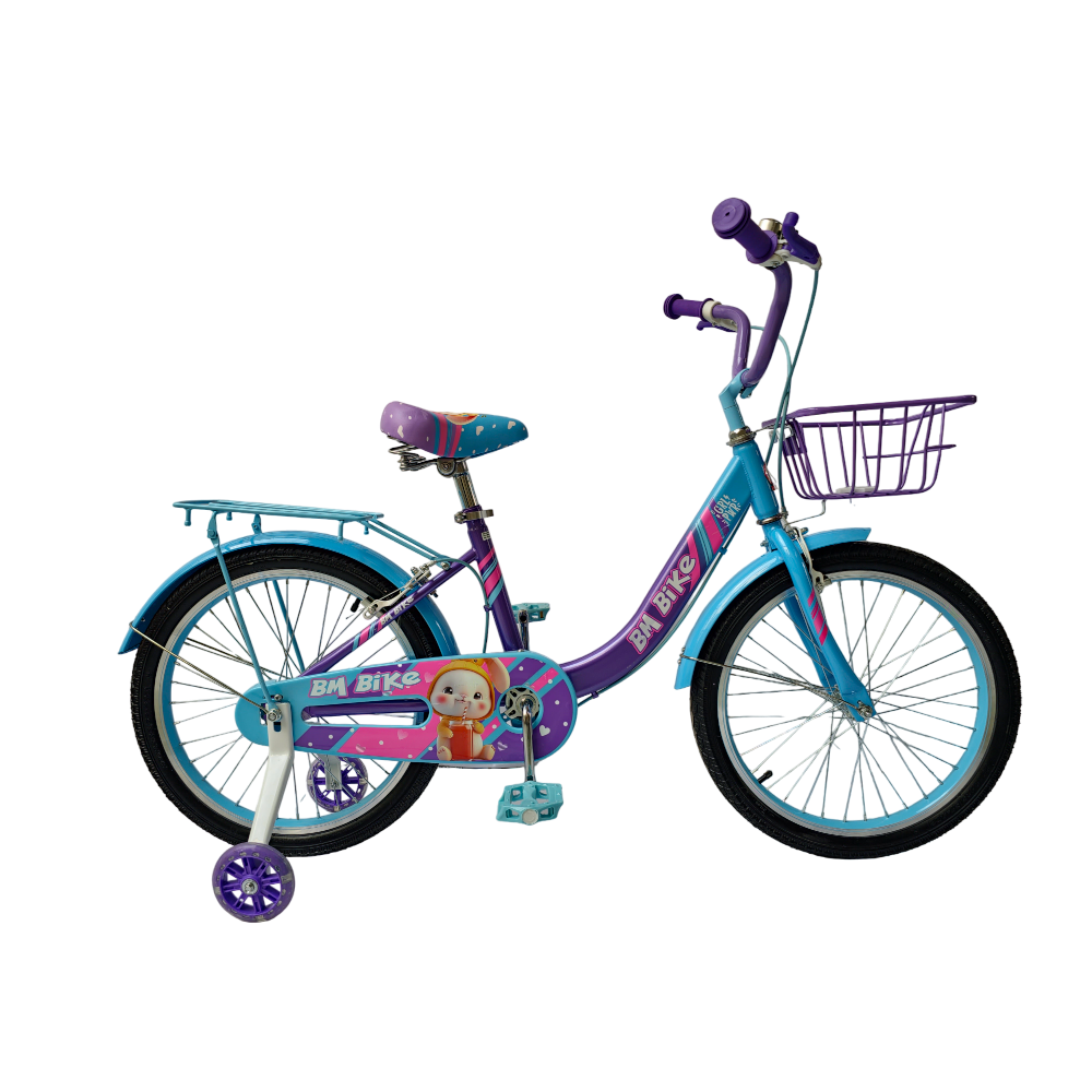 Bicicleta para Niña R-20 Morada-Azul Cielo