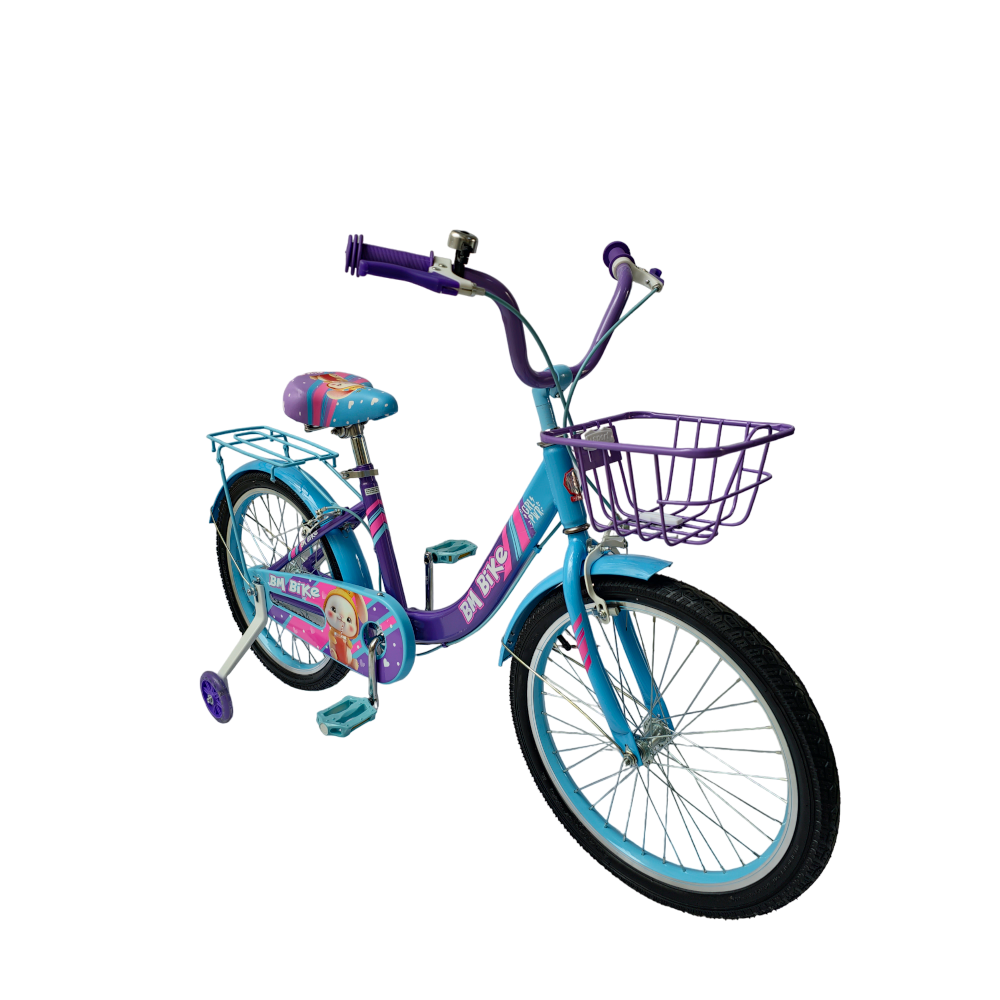 Bicicleta para Niña R-20 Morada-Azul Cielo