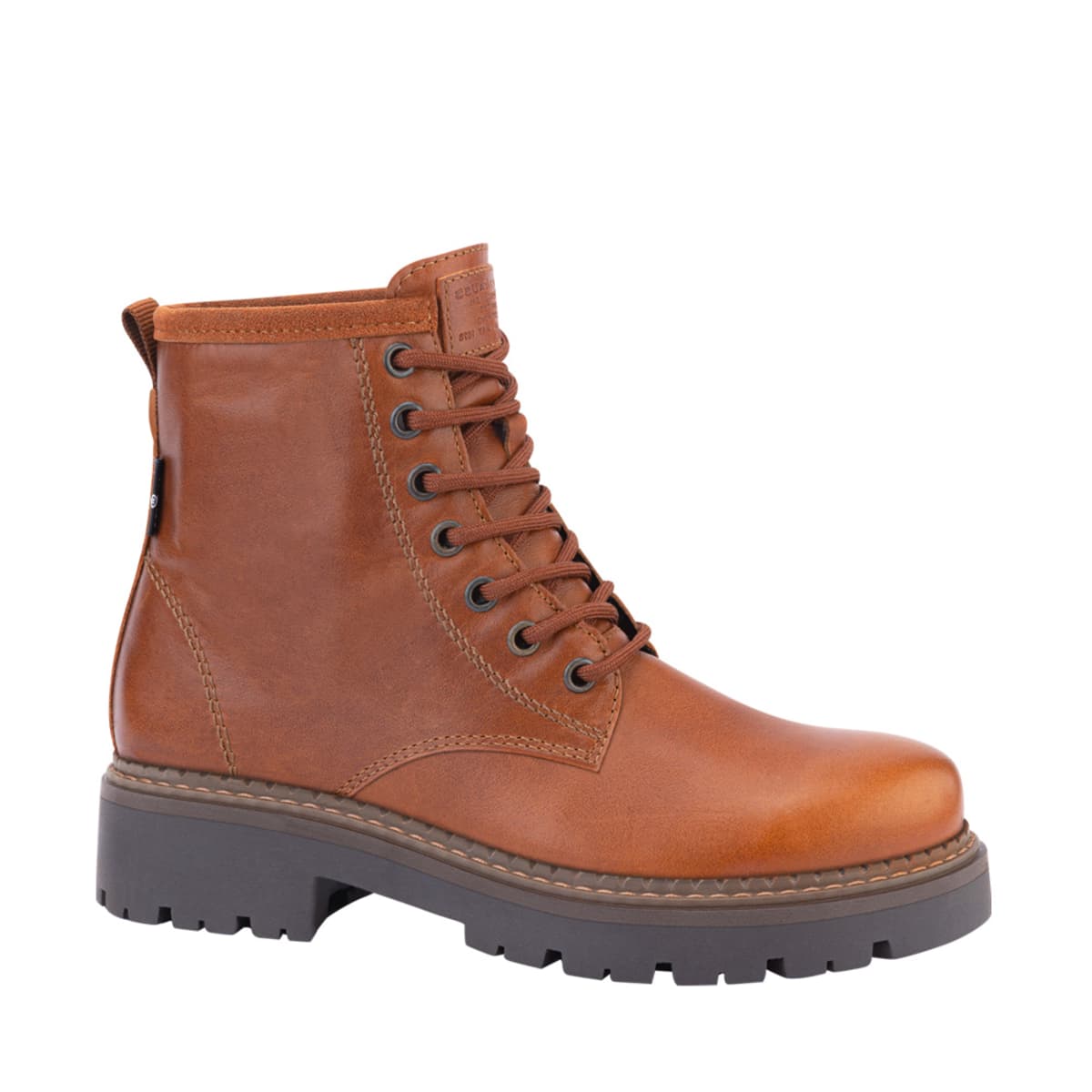 Botas militares Levis de piel color miel suela track mod. 1109400